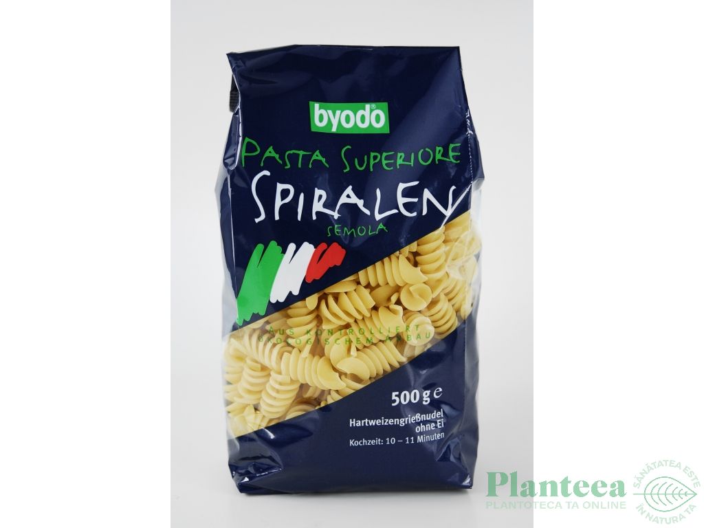 Paste spirale grau semola 500g - BYODO
