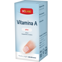 Solutie vitamina A plus unghii 30ml - BIOLAND