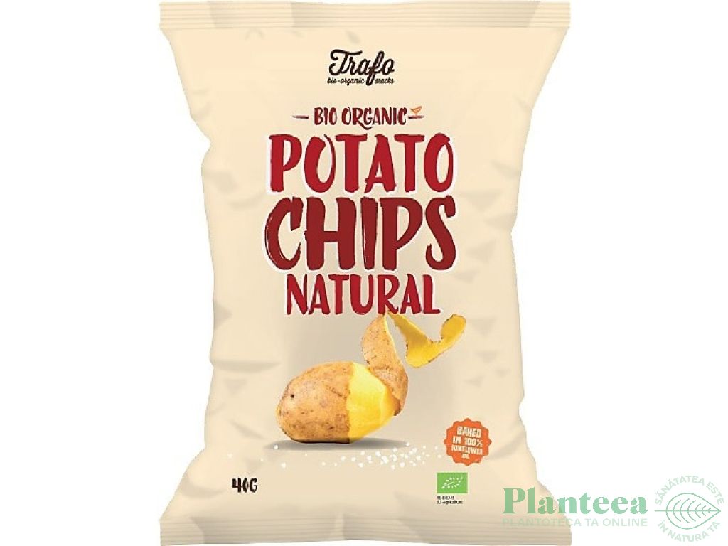 Chips cartofi natural eco 40g - TRAFO