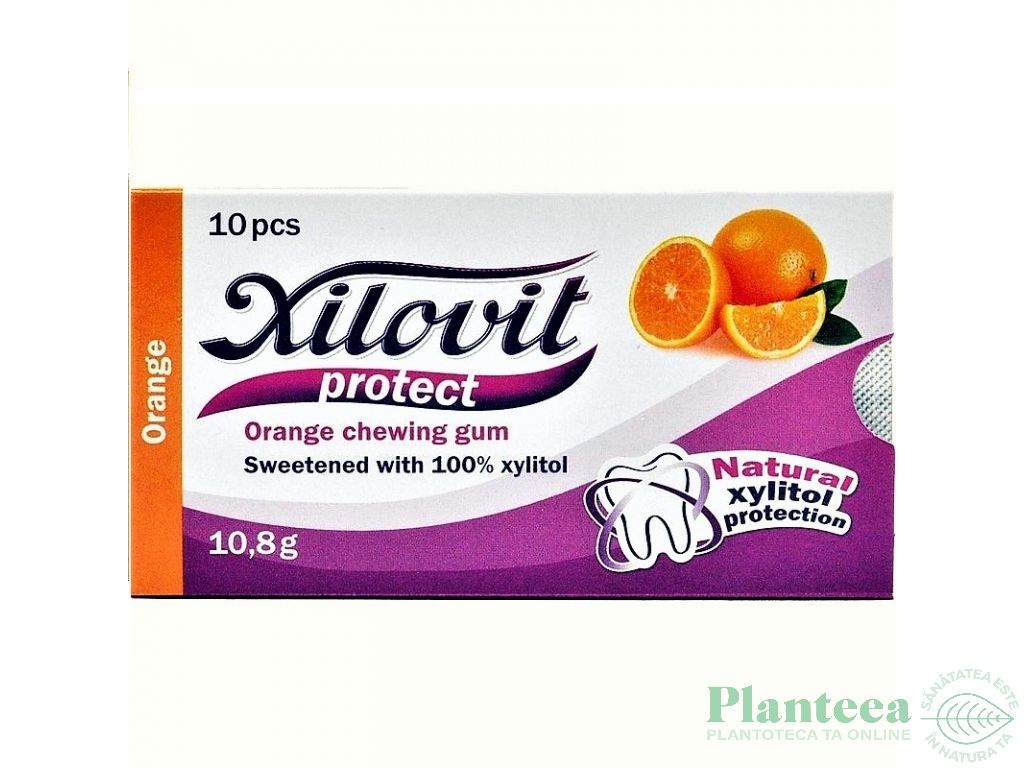 Guma mestecat xylitol portocale 10,8g - XILOVIT