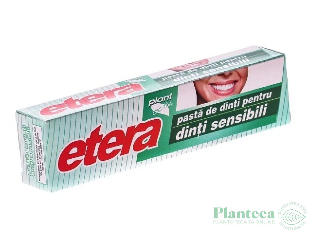 Pasta dinti sensibili Etera 75ml - PLANT ACTIV