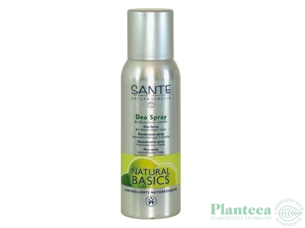 Deodorant spray hamamelis Natural Basics 150ml - SANTE