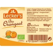 Coaja portocala confiata cuburi 100g - LECKER`S