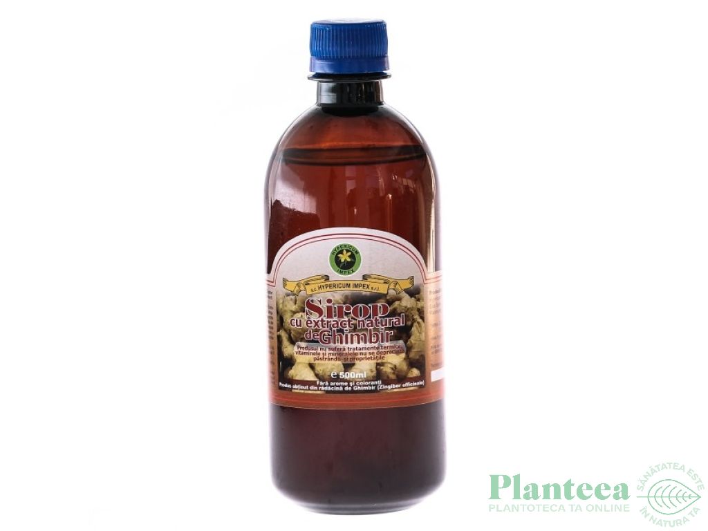 Sirop ghimbir cu zahar invertit 250ml - HYPERICUM PLANT
