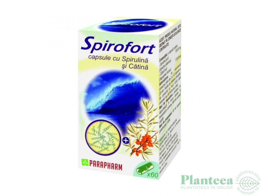 Spirofort [spirulina catina] 30cps - PARAPHARM