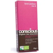 Ciocolata neagra 65% Love Potion no9 raw eco 50g - CONSCIOUS