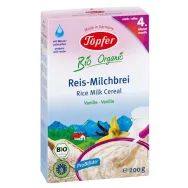 Cereale orez lapte vanilie bebe +4luni 200g - TOPFER