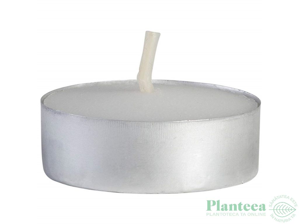 Lumanare pastila neparfumata 4h classic 1b - BISPOL