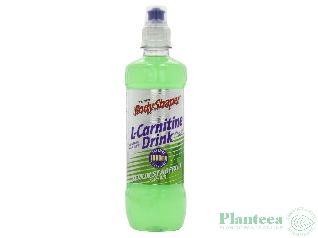 Bautura L carnitina 1000mg lemon starfruit 500ml - BODY SHAPER