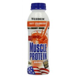 Shake muscle protein capsuni 500ml - WEIDER