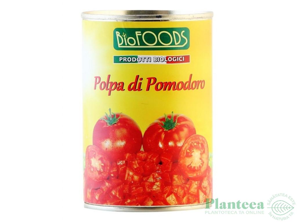 Rosii cuburi sos tomat eco 400g - BIOFOODS