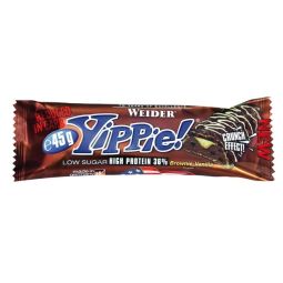 Baton proteic 36% Yippie brownie vanilie 45g - WEIDER