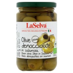 Masline verzi fara samburi in saramura 295g - LA SELVA