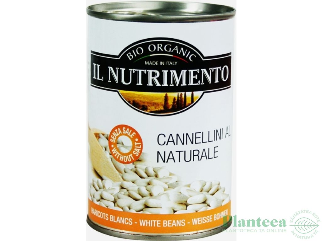 Conserva fasole alba cannellini eco 400g - IL NUTRIMENTO