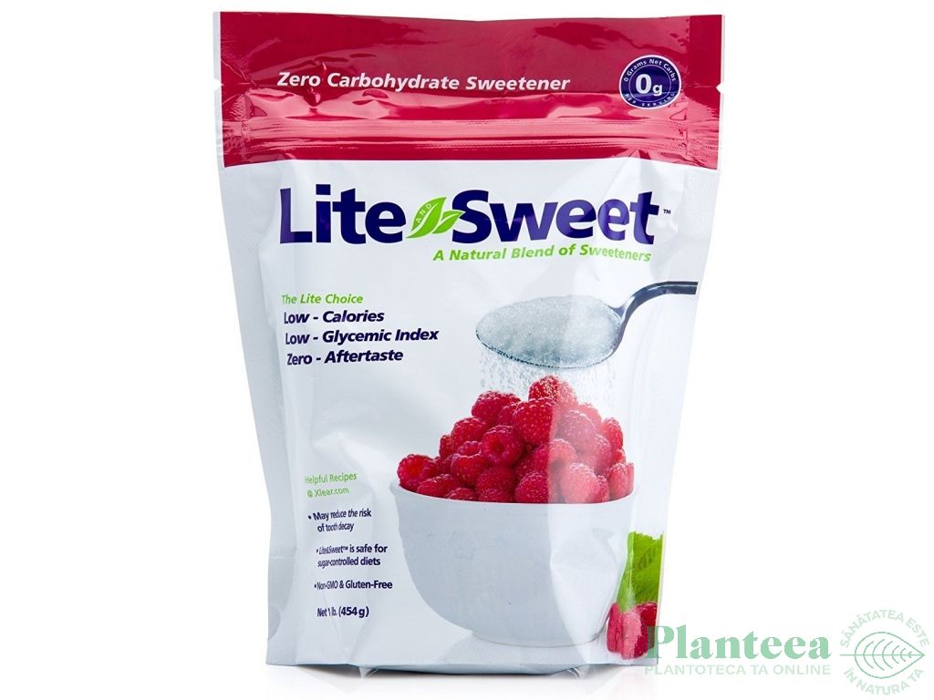 Erythritol xylitol porumb cristalizat 454g - LITE&SWEET