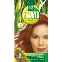 Vopsea par pudra nr55 rosu intens 100g - HENNAPLUS