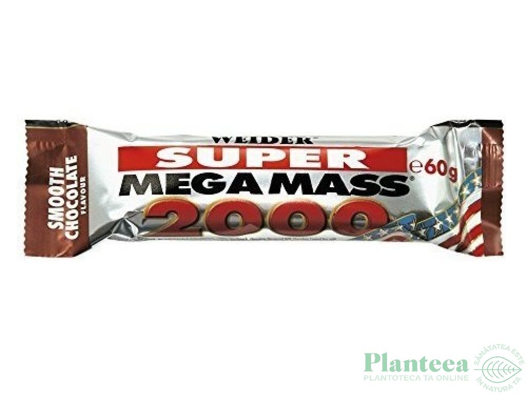 Baton Mega mass 2000 ciocolata 60g - WEIDER
