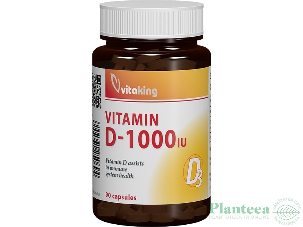Vitamina D 1000ui 90cps - VITAKING