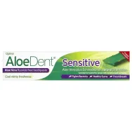 Pasta dinti aloe vera sensitive fara fluor AloeDent 100ml - OPTIMA HEALTH