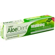 Pasta dinti aloe vera albire fara fluor AloeDent 100ml - OPTIMA HEALTH