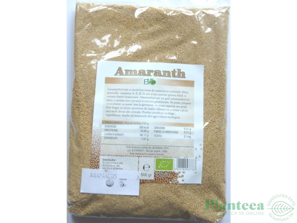 Amarant boabe eco 500g - DECO ITALIA