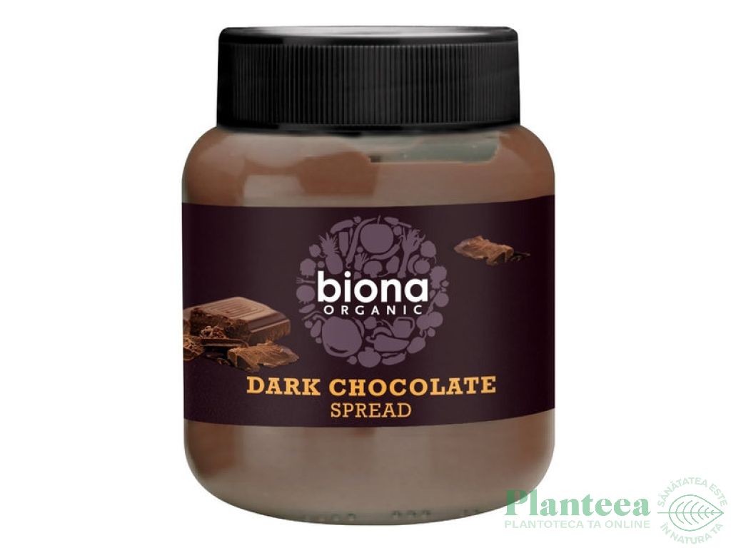 Crema desert ciocolata neagra eco 350g - BIONA