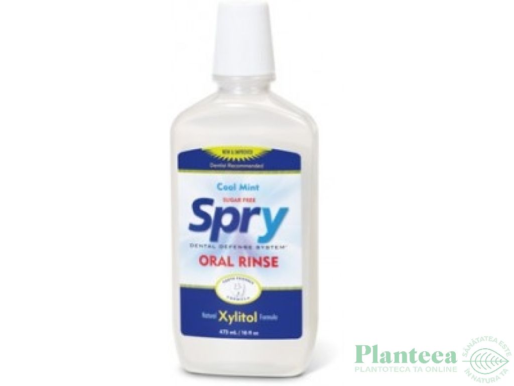Apa gura xylitol Coolmint 473ml - SPRY