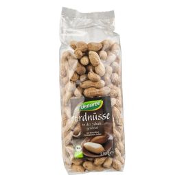 Arahide prajite in coaja bio 330g - DENNREE