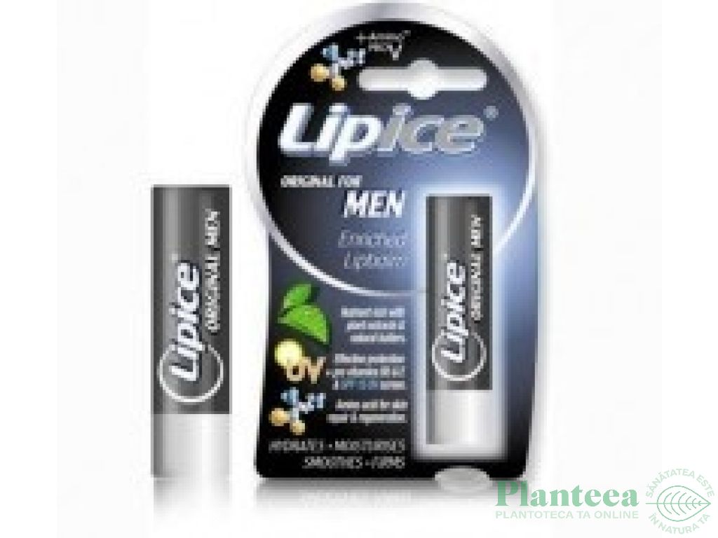 Balsam buze mentolat barbati 4,8g - LIPICE