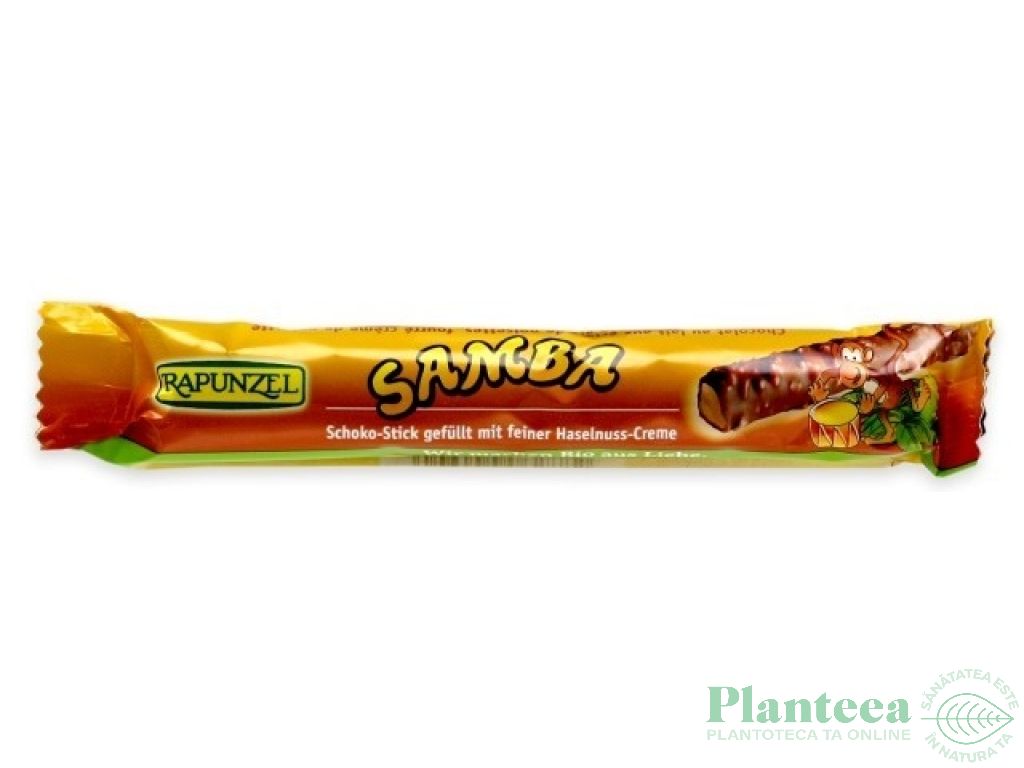 Stick ciocolata lapte umplut crema alune Samba eco 22g - RAPUNZEL