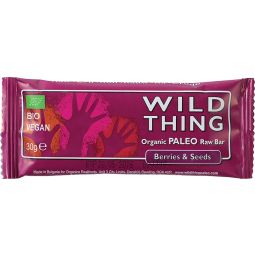 Baton paleo raw fructe padure seminte eco 30g - WILD THING