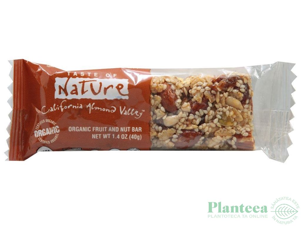 Baton vegan migdale eco 40g - TASTE OF NATURE