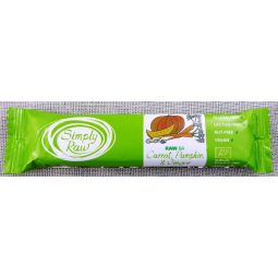 Baton morcov dovleac ghimbir eco 40g - SIMPLY RAW