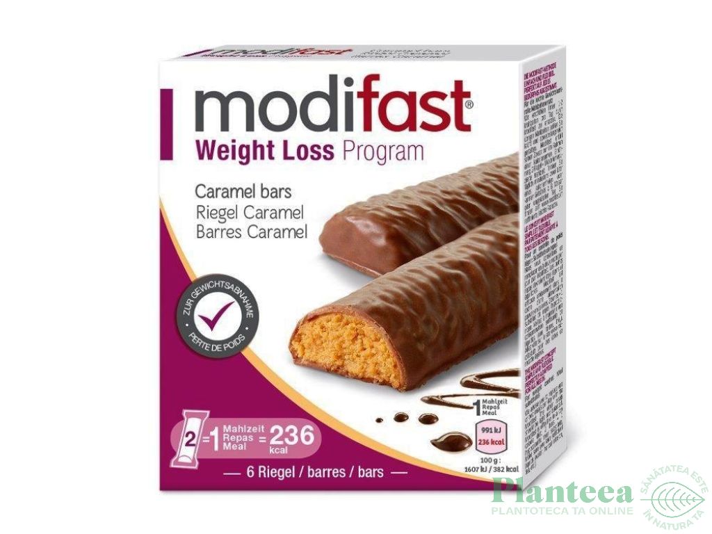 Baton proteic caramel 6x31g - MODIFAST