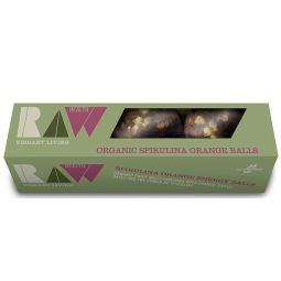 Bile energizante spirulina portocale 60g - RAW HEALTH
