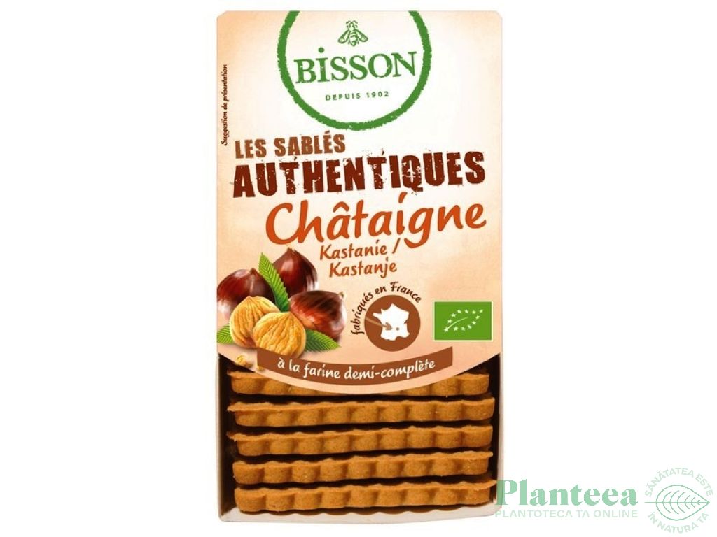 Biscuiti castane eco 175g - BISSON