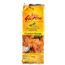 Biscuiti crocanti susan rozmarin eco 250g - GUSTONI