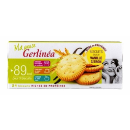 Biscuiti dietetici lamaie vanilie 8b 156g - GERLINEA