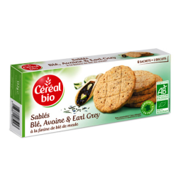 Biscuiti grau ovaz earl grey eco 132g - CEREAL BIO