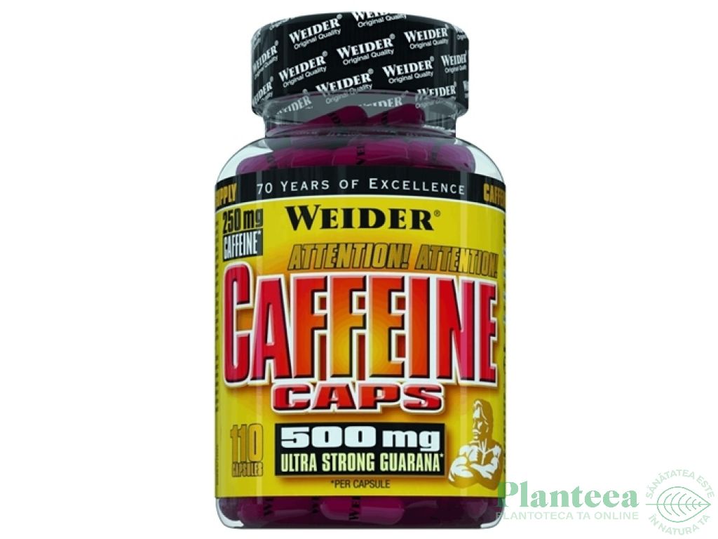 Cafeina 500mg 110cps - WEIDER