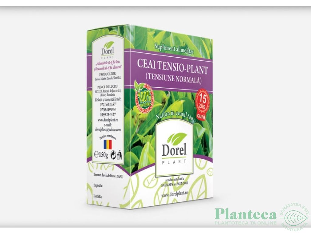 Ceai Tensio plant 150g - DOREL PLANT