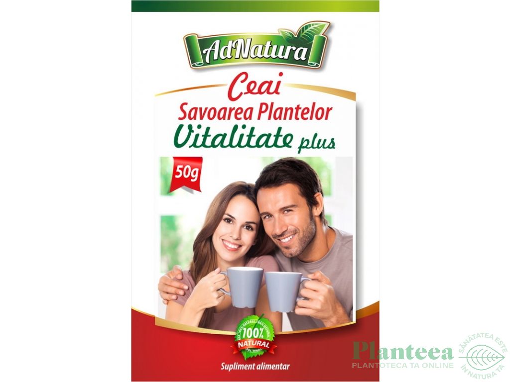 Ceai vitalitate plus Savoarea Plantelor 50g - ADNATURA