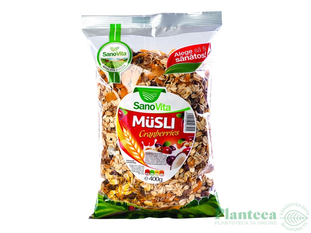 Musli merisoare 400g - SANOVITA