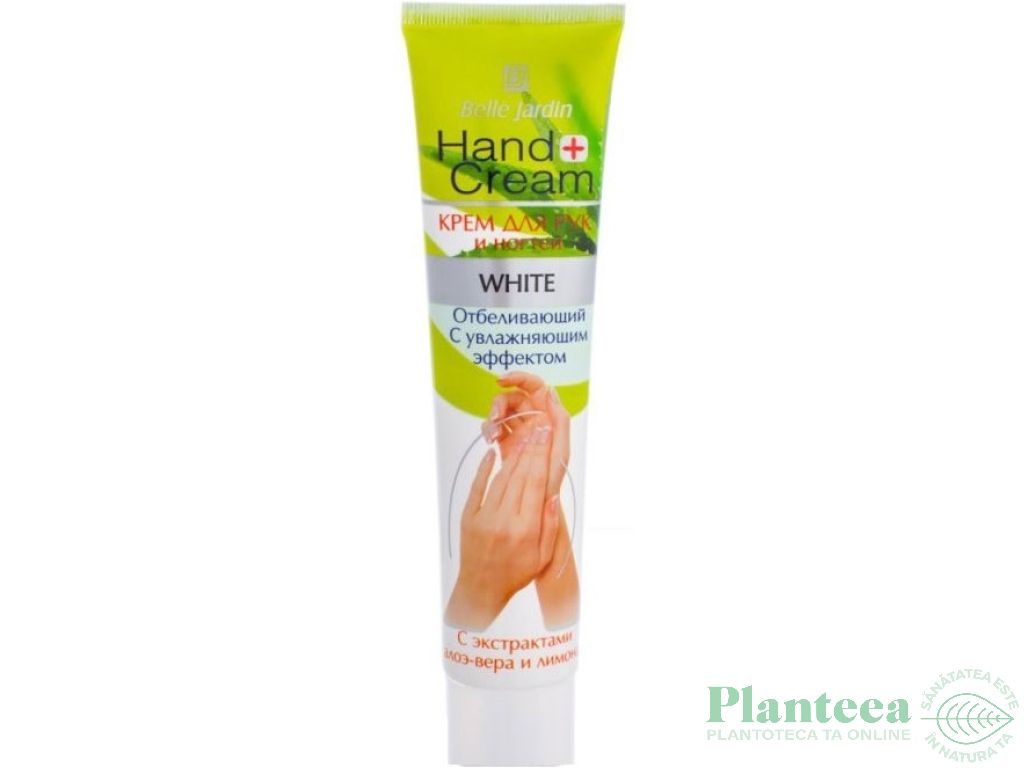 Crema maini unghii hidratanta albire aloe lamaie 125ml - BELLE JARDIN