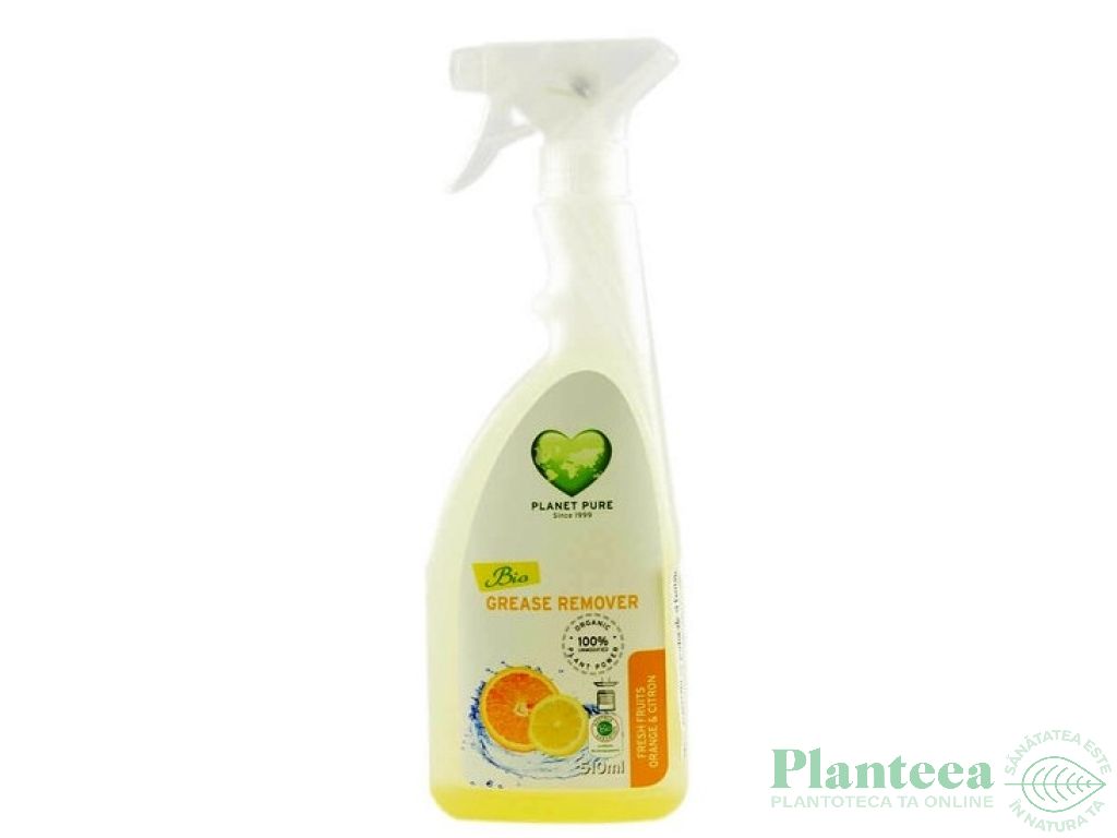 Solutie degresanta portocale lamaie {pv} 510ml - PLANET PURE