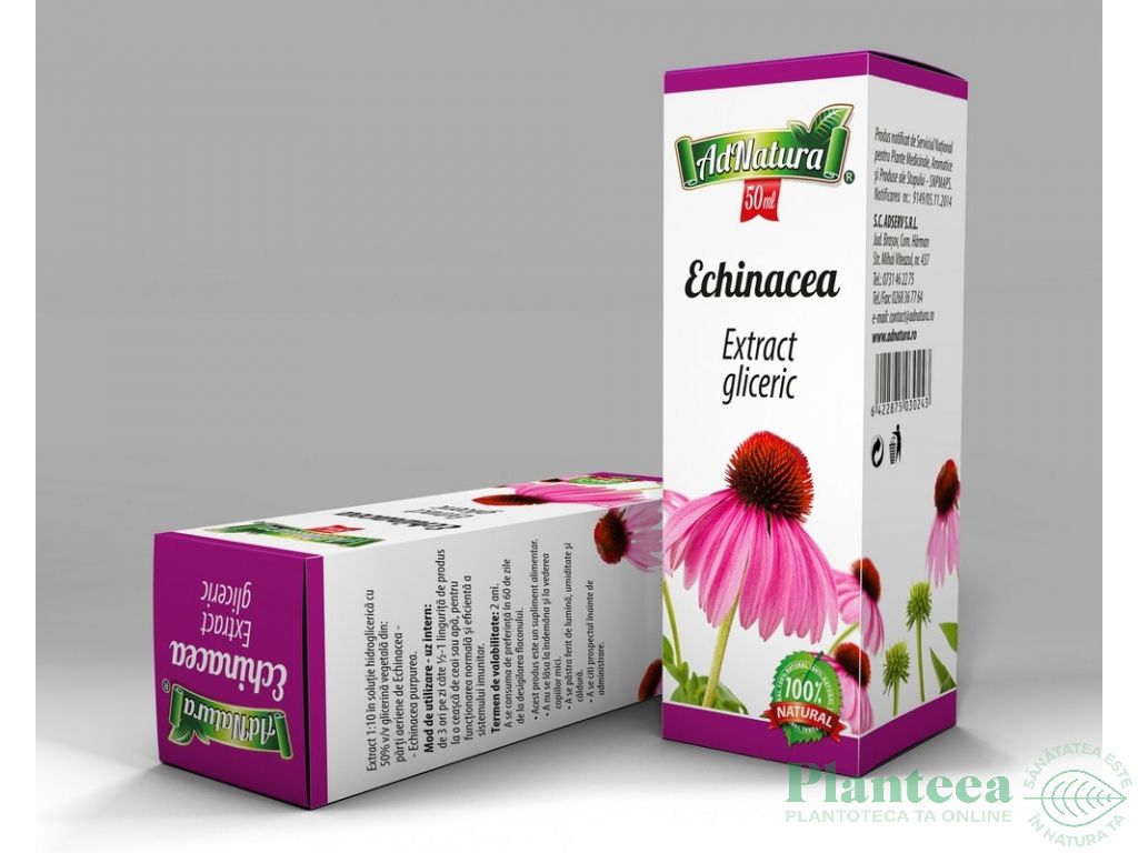 Extract hidrogliceric echinaceea 50ml - ADNATURA