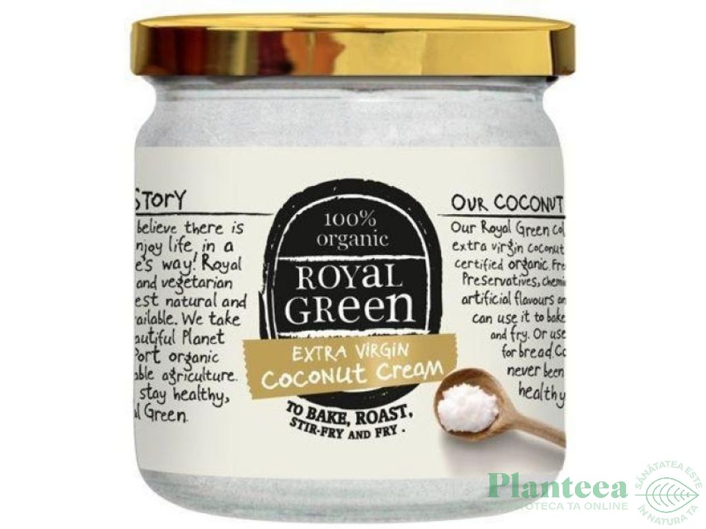Ulei cocos dezodorizat pt gatit 325ml - ROYAL GREEN