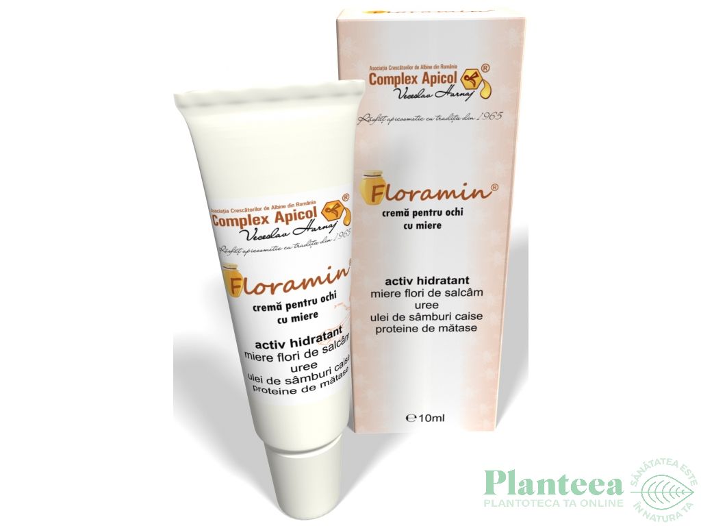Crema ochi hidratanta miere Floramin 10ml - COMPLEX APICOL