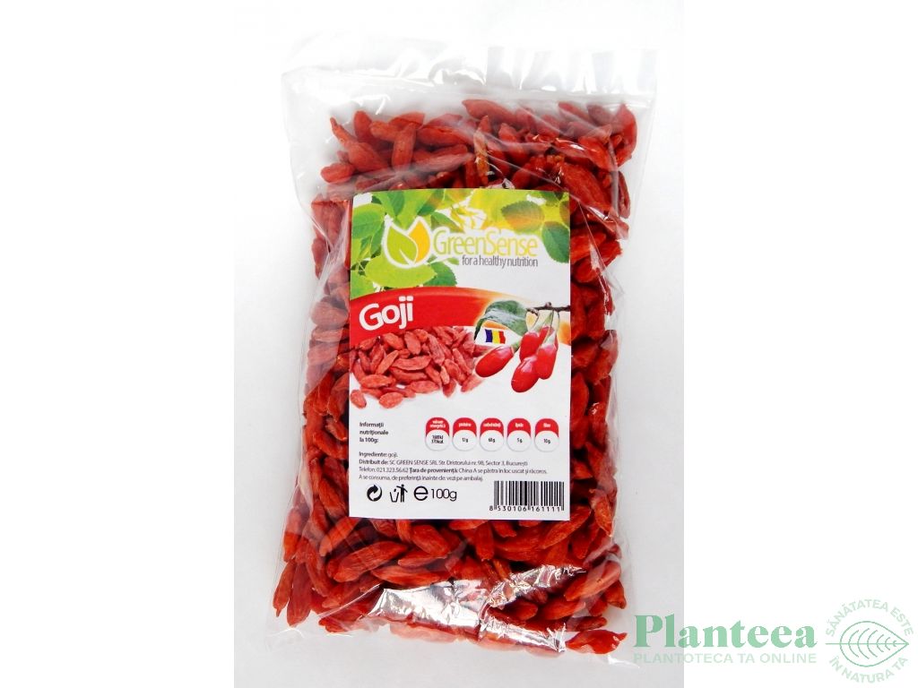 Goji fructe uscate 100g - GREEN SENSE