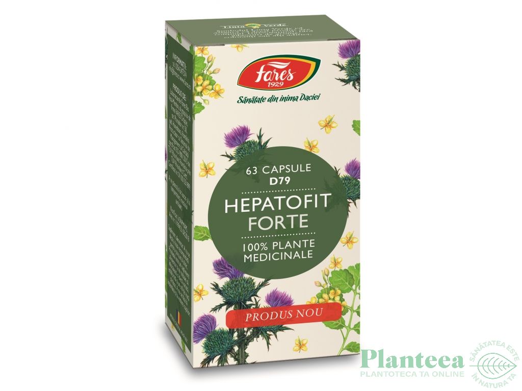 Hepatofit forte 63cps - FARES